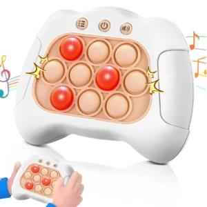 Quick Push Game Toy for Kids, Quick Fast Push Pop Puzzle Handheld Game Light up Fidget Toy 8-12